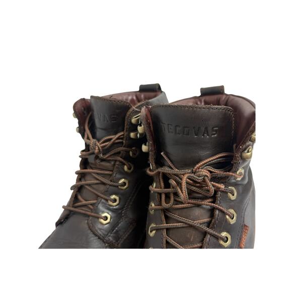 Tecovas Dark Brown Leather Moc Toe Work Boots main image 13